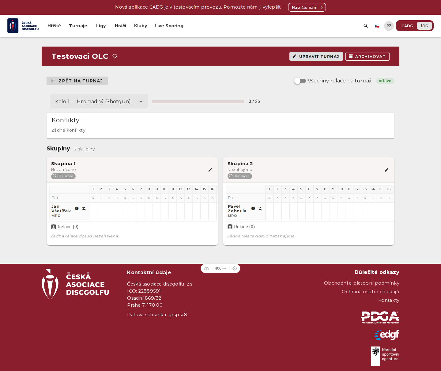 TD dashboard