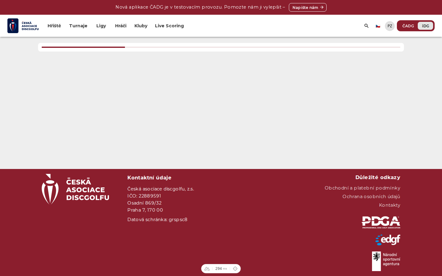 Live scoring přehled